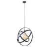 Gyro 1 lichts hanglamp Artic zwart
