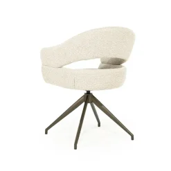 Hailey Eetkamerstoel Beige stof