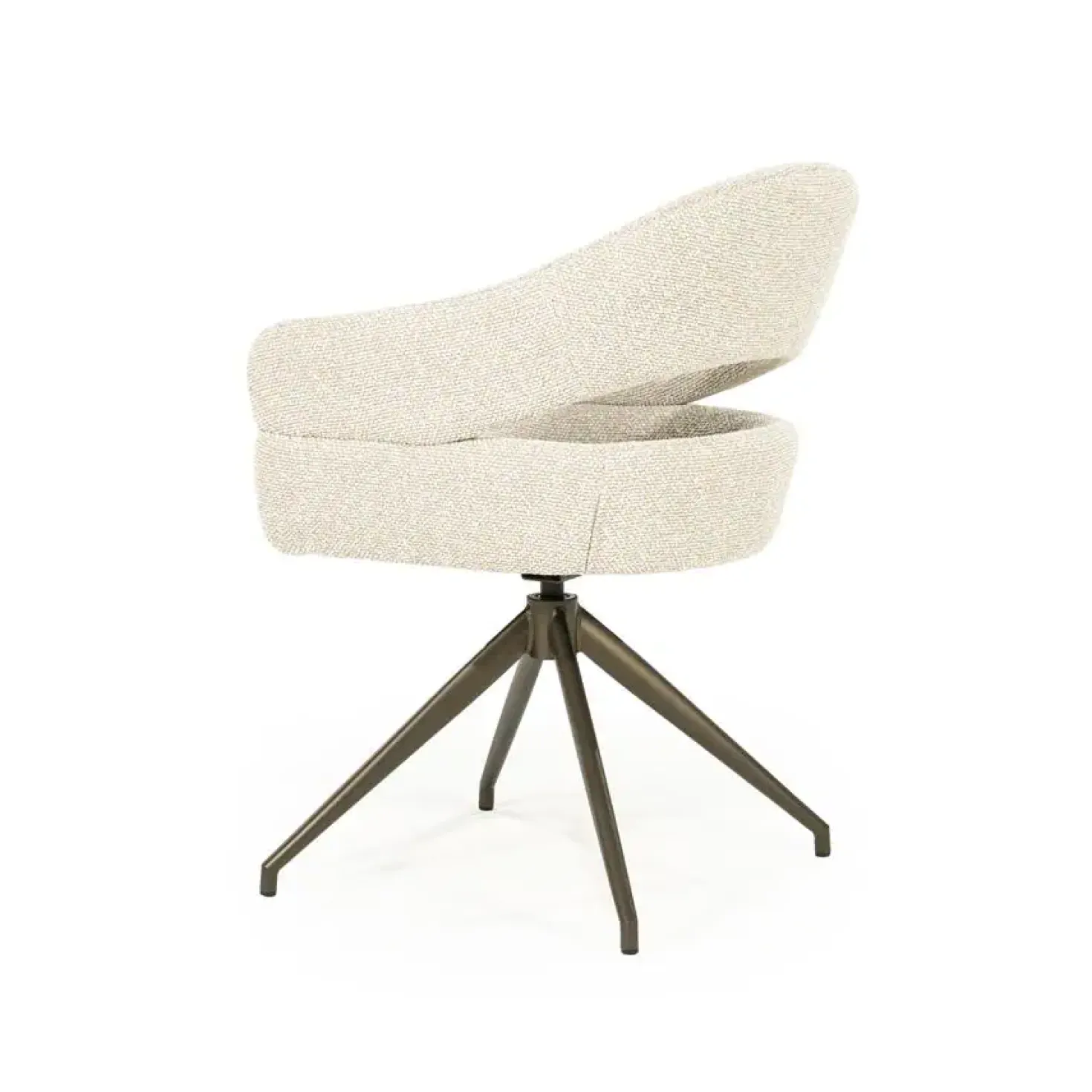 Hailey Eetkamerstoel Beige stof