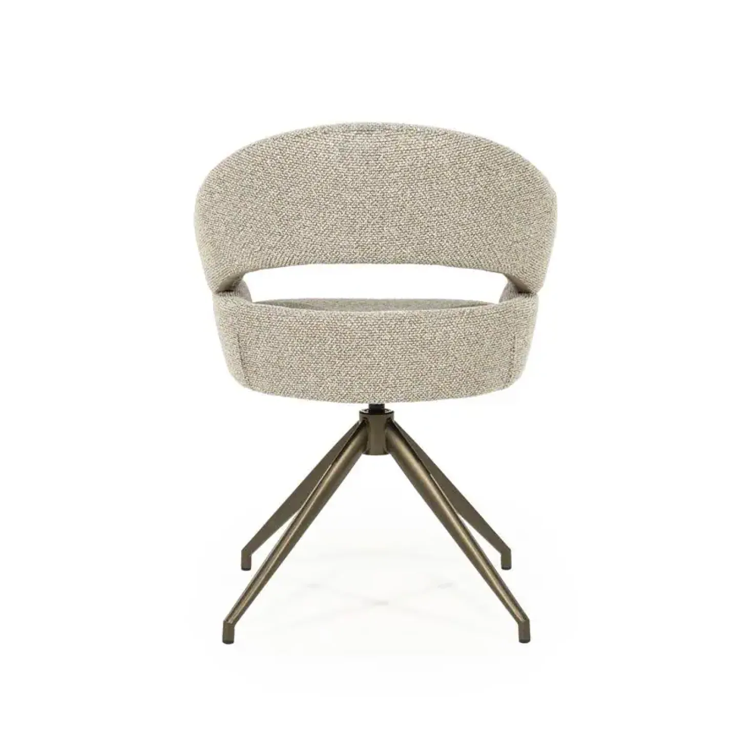 Hailey Eetkamerstoel Taupe stof