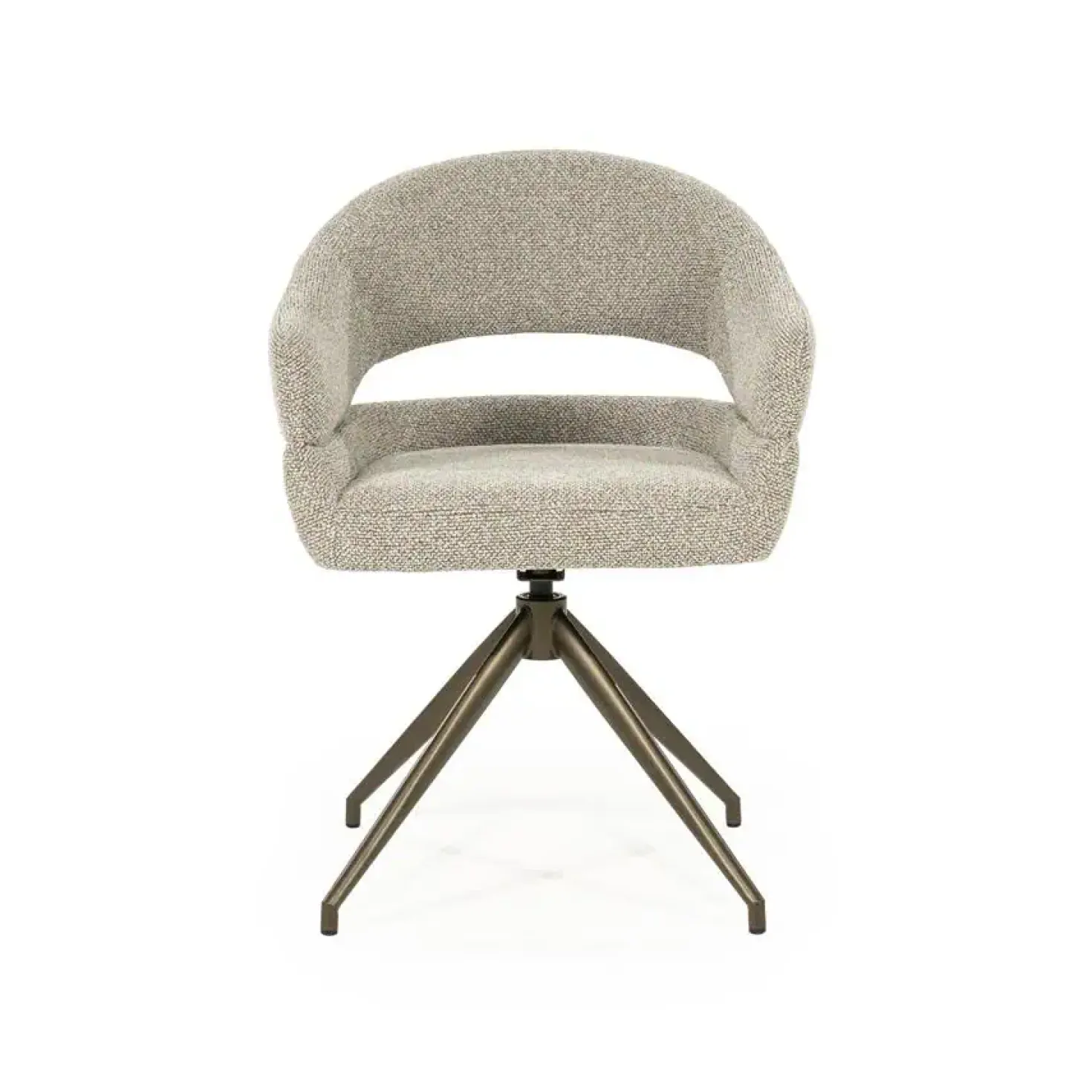 Hailey Eetkamerstoel Taupe stof