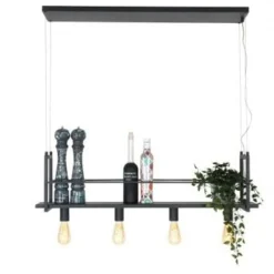 Hanglamp Buckley met rek 4-lichts