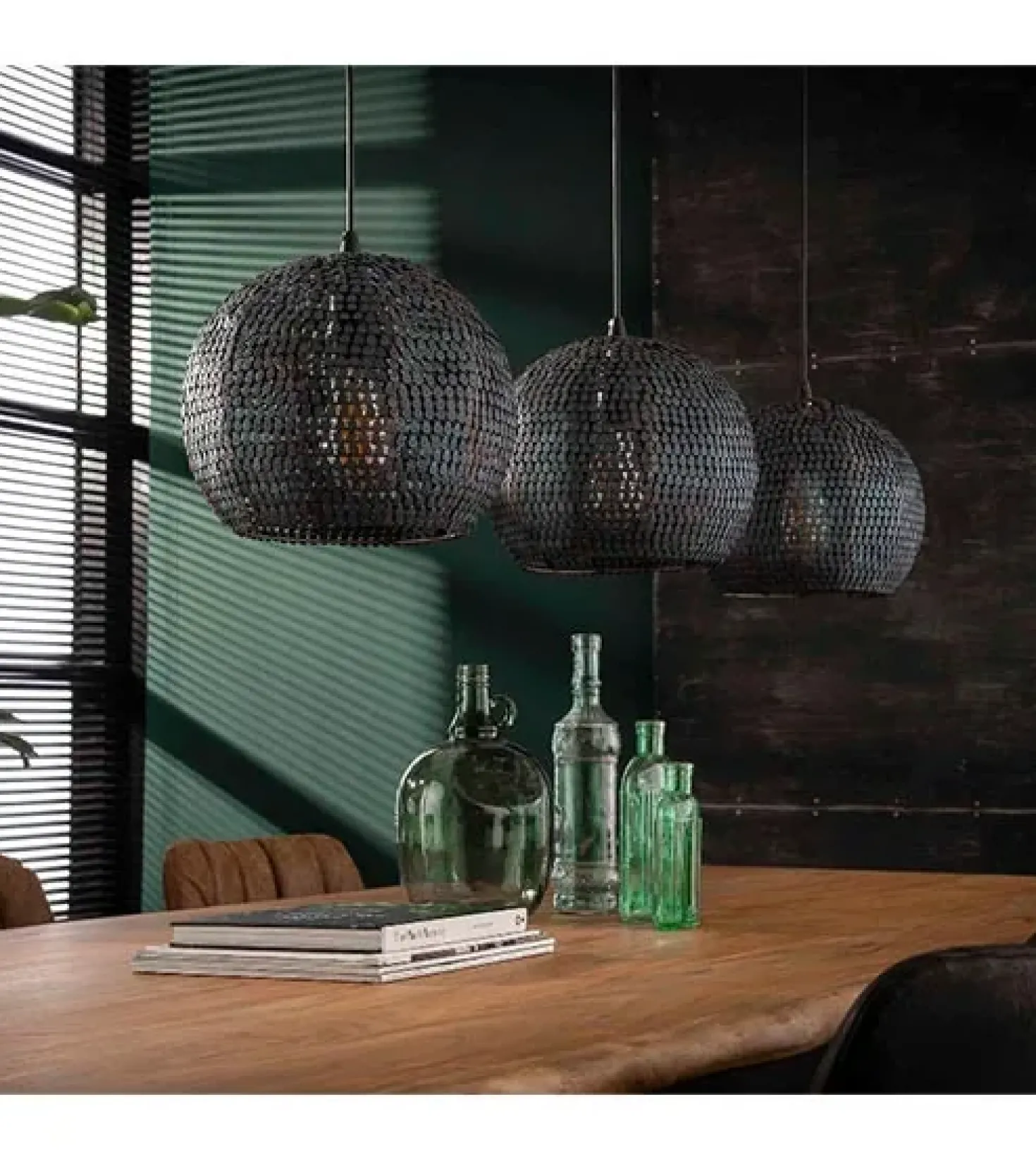 Hanglamp Cooper 3-lichts rond