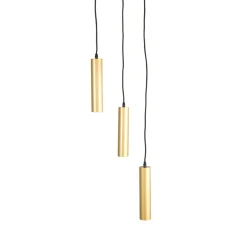 Hanglamp Ferroli Antiek goud Metaal 3-lichts