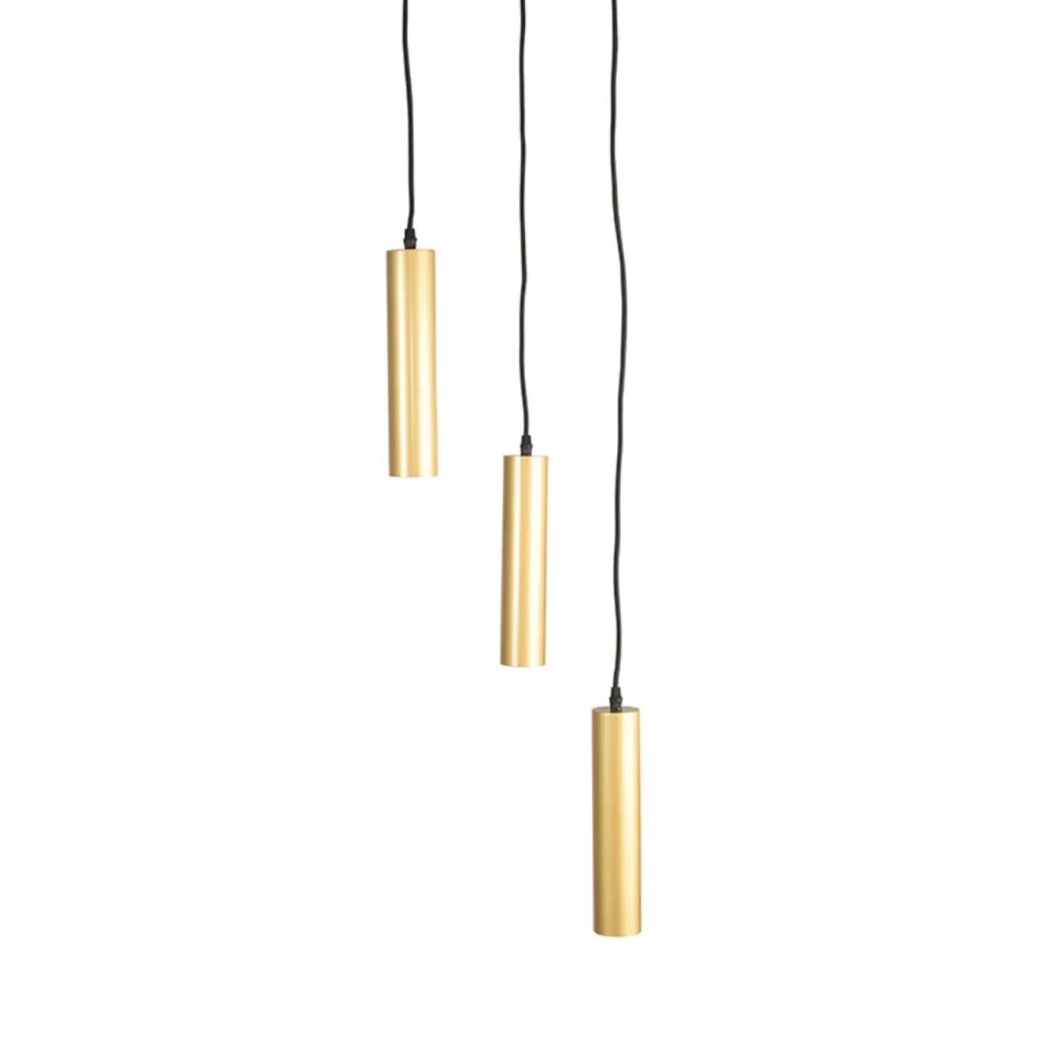 Hanglamp Ferroli Antiek goud Metaal 3-lichts