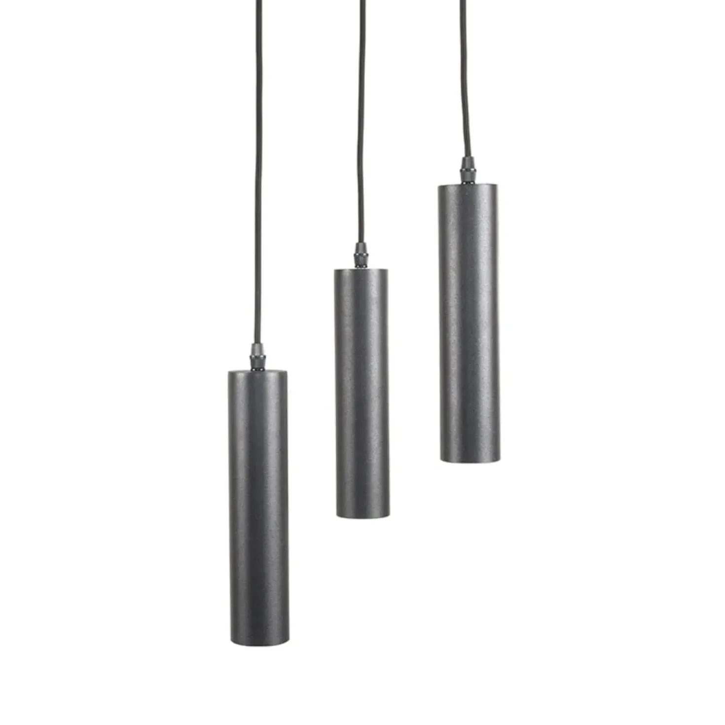 Hanglamp Ferroli Zwart Metaal 3-lichts