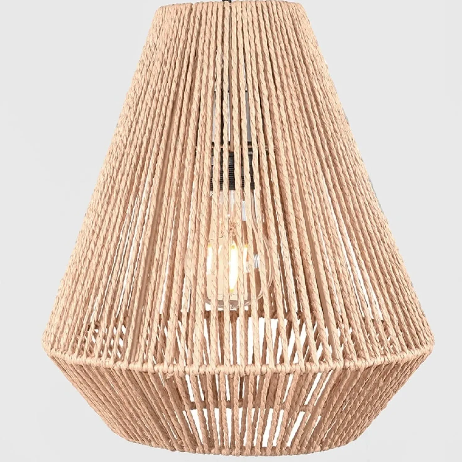 Hanglamp Ibiza 2-Lichts Naturel Jute