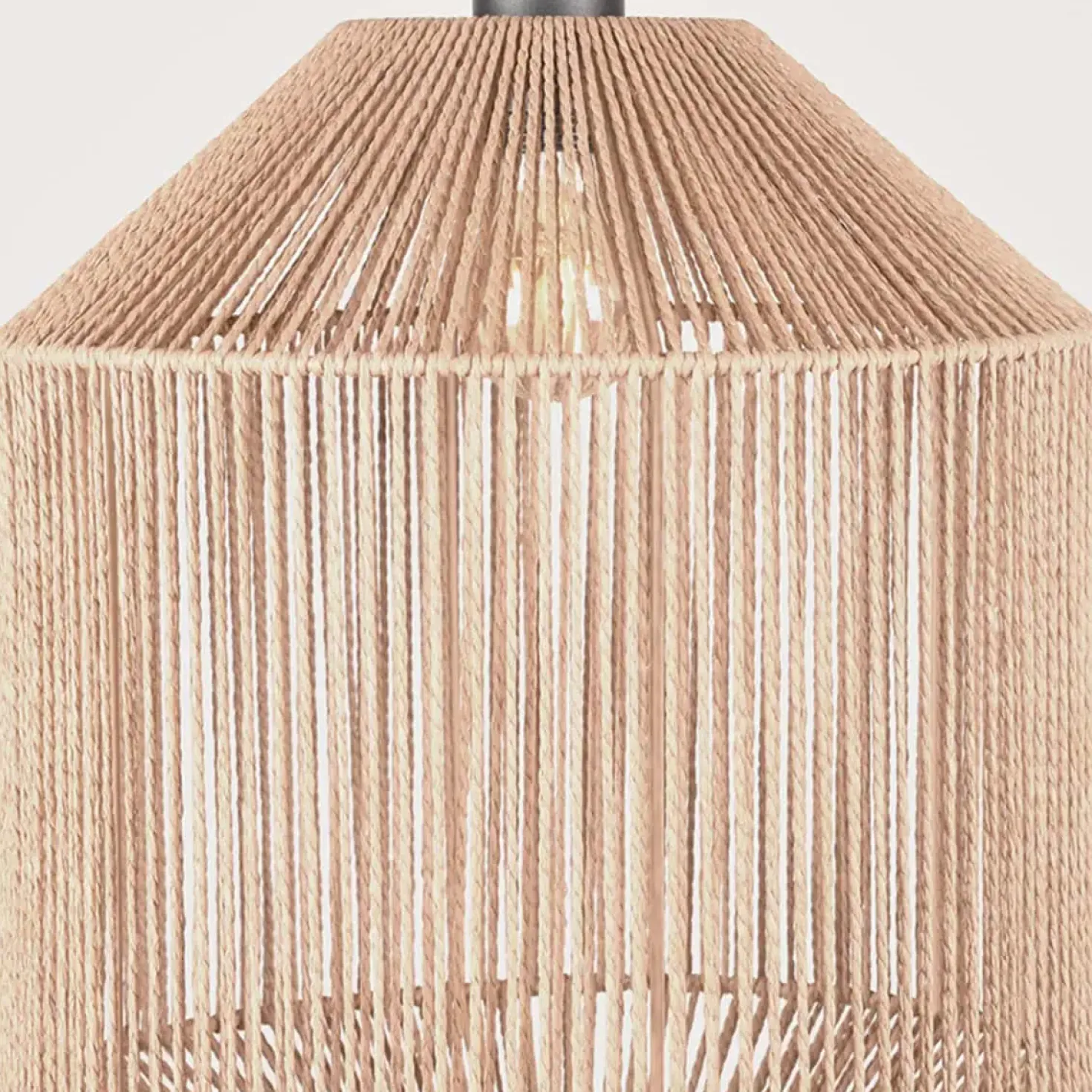 Hanglamp Ibiza Naturel Jute 1-Lichts Cilinder