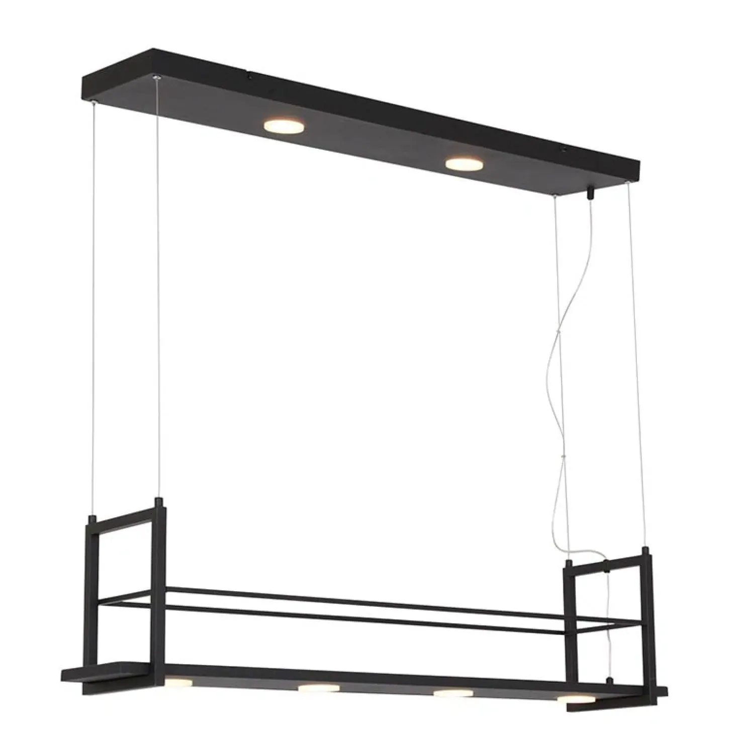 Hanglamp Linh met rek 6-lichts