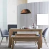 Hanglamp Maze 1-lichts donker hout