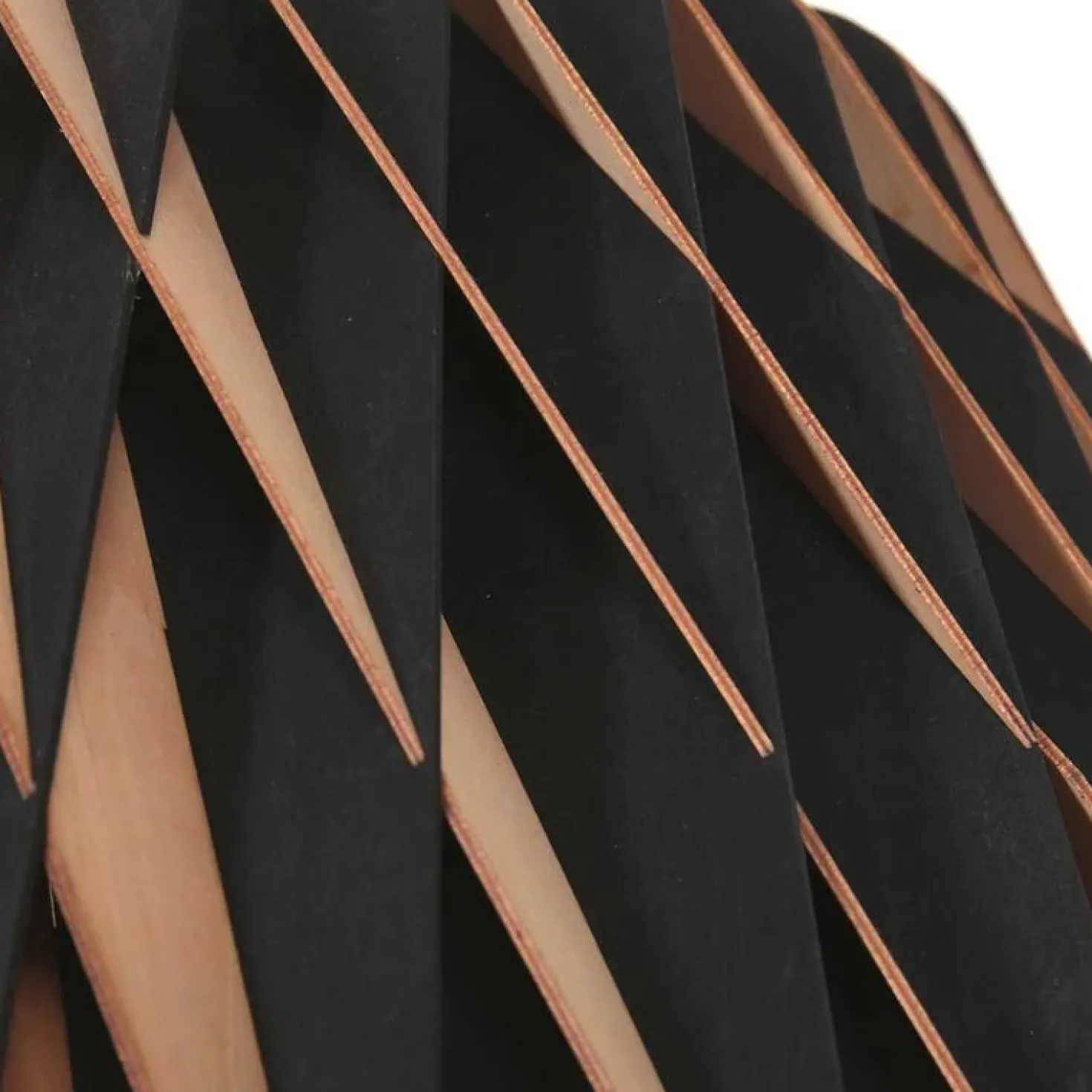 Hanglamp Maze 1-lichts donker hout