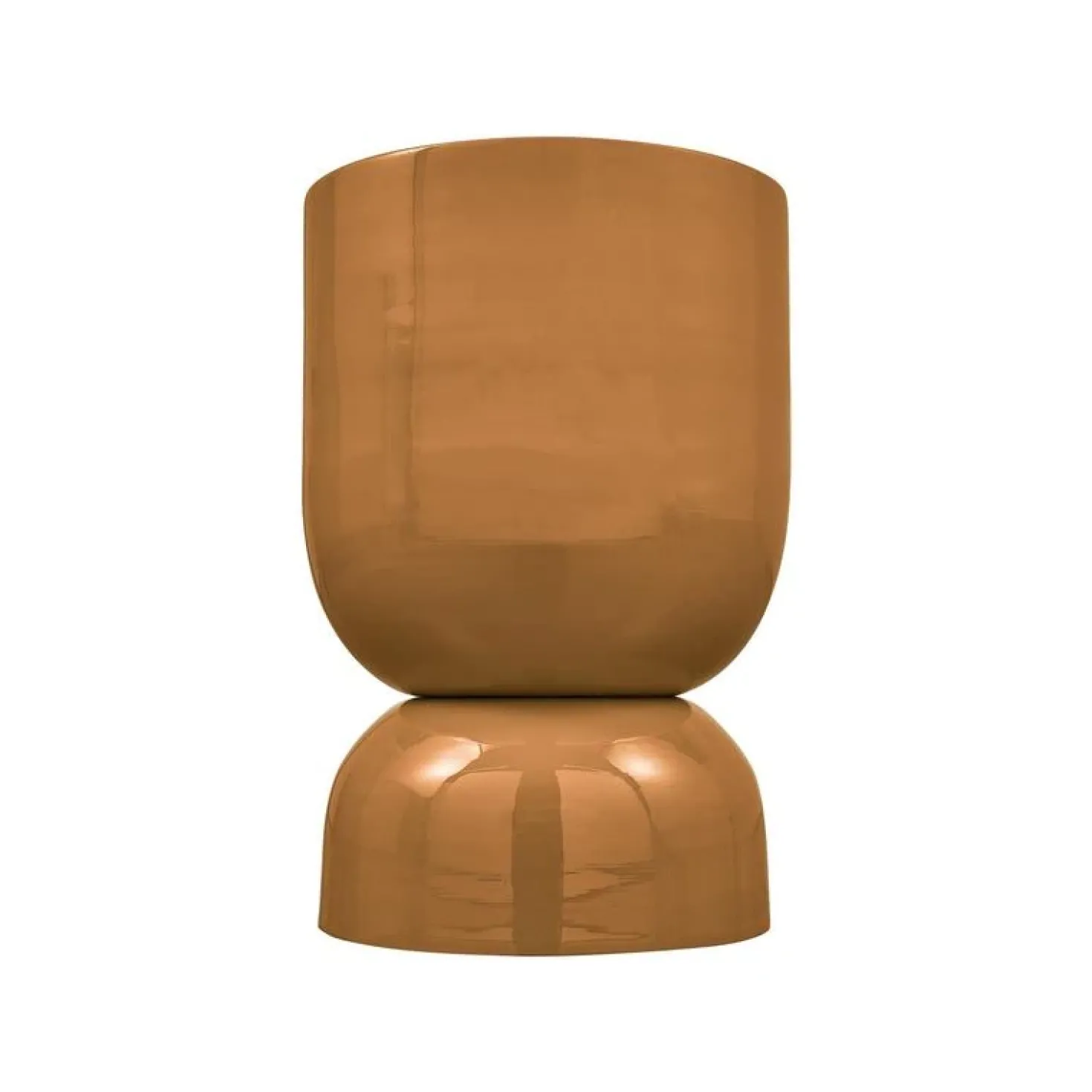 Hekla Bijzettafel metaal oranje 32cm
