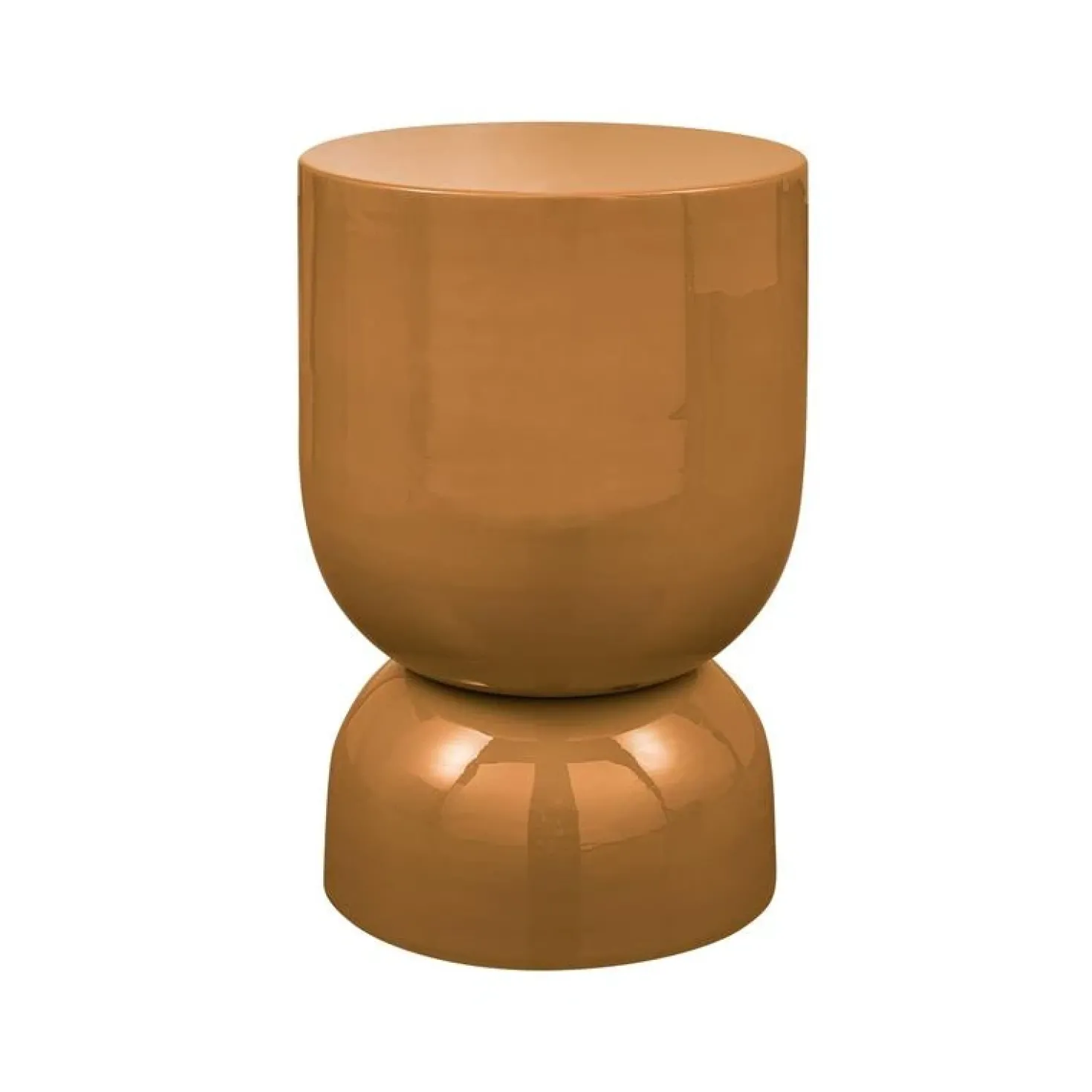Hekla Bijzettafel metaal oranje 32cm