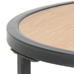 Hektor Bijzettafel Rond Naturel 40cm