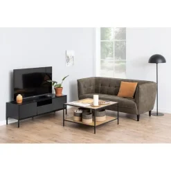 Hektor Tv meubel Zwart 140cm