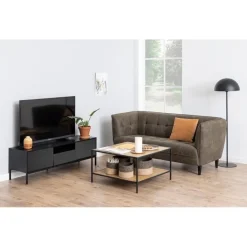 Hektor Tv meubel Zwart 140cm