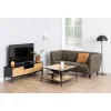 Hektor Tv meubel Zwart/Naturel 140cm