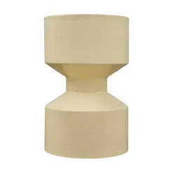 Hidde Bijzettafel metaal geel 30cm