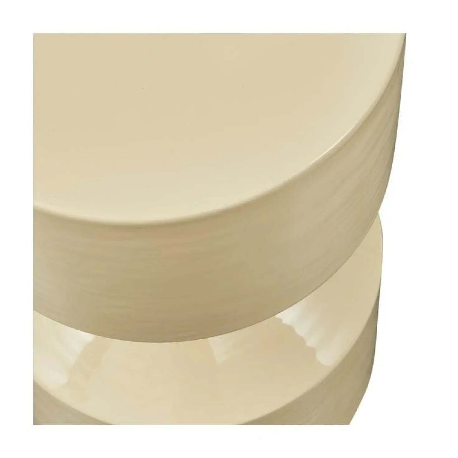Hidde Bijzettafel metaal geel 30cm