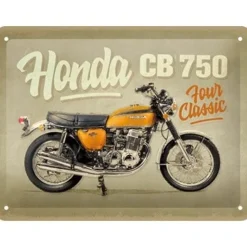Honda CB 750 - metalen bord