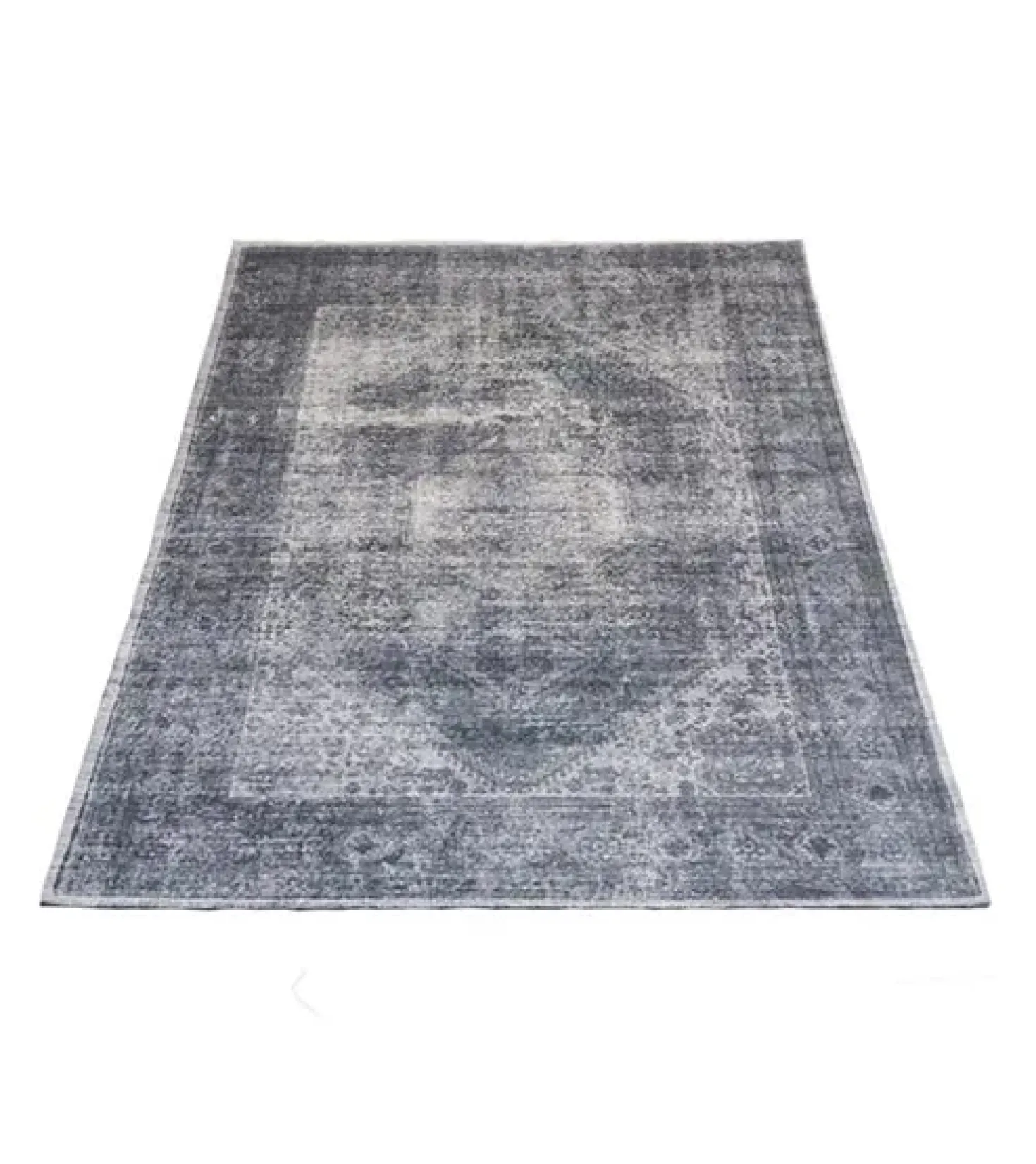 Hoomay vloerkleed vintage rechthoek grijs