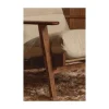 Houston Fauteuil bouclé/hout naturel
