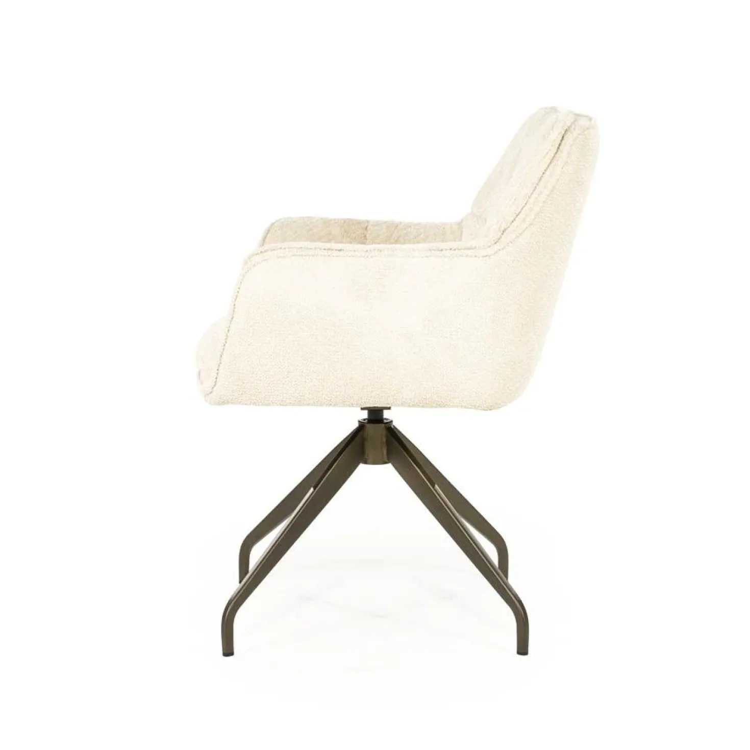 Hugo Eetkamerstoel Beige stof