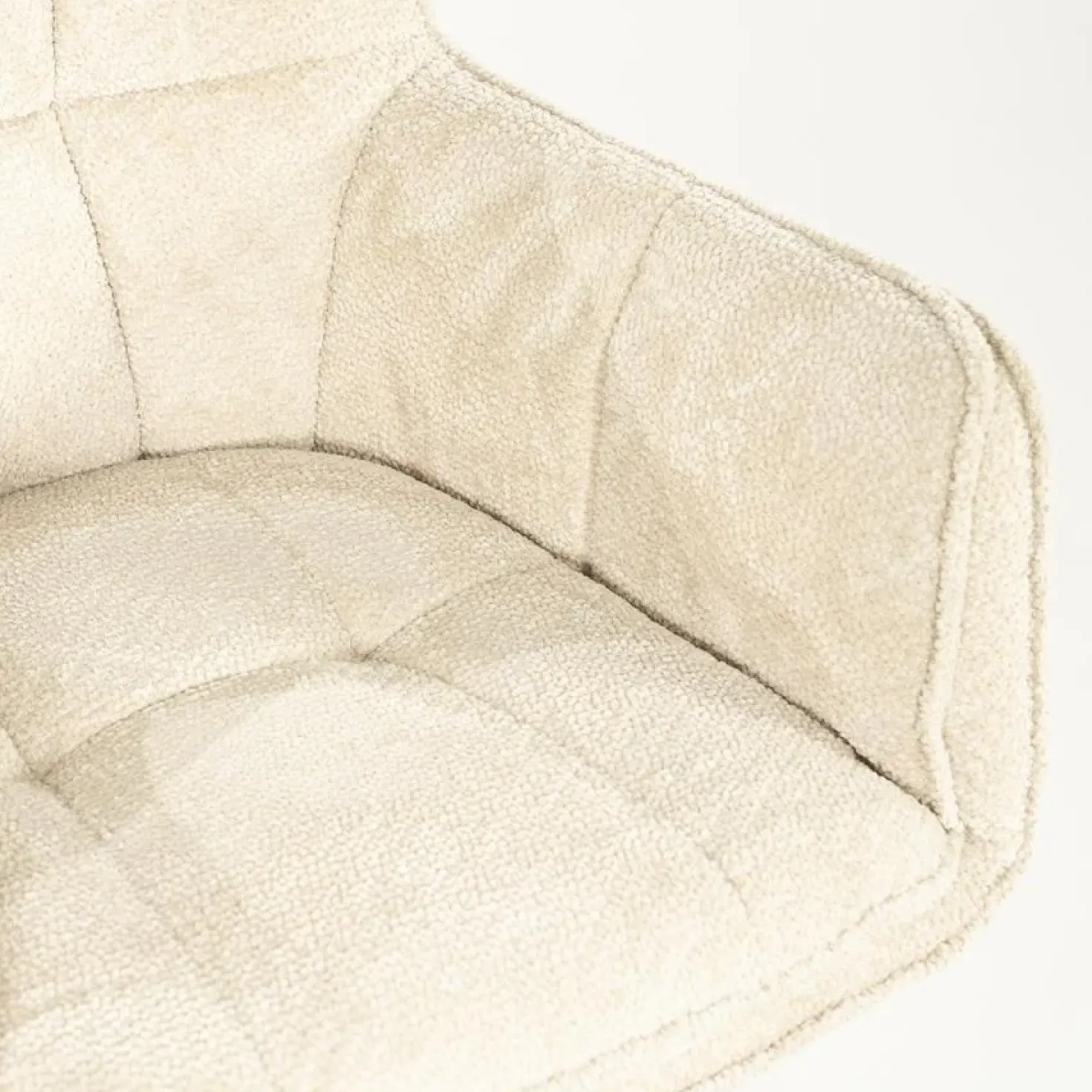 Hugo Eetkamerstoel Beige stof