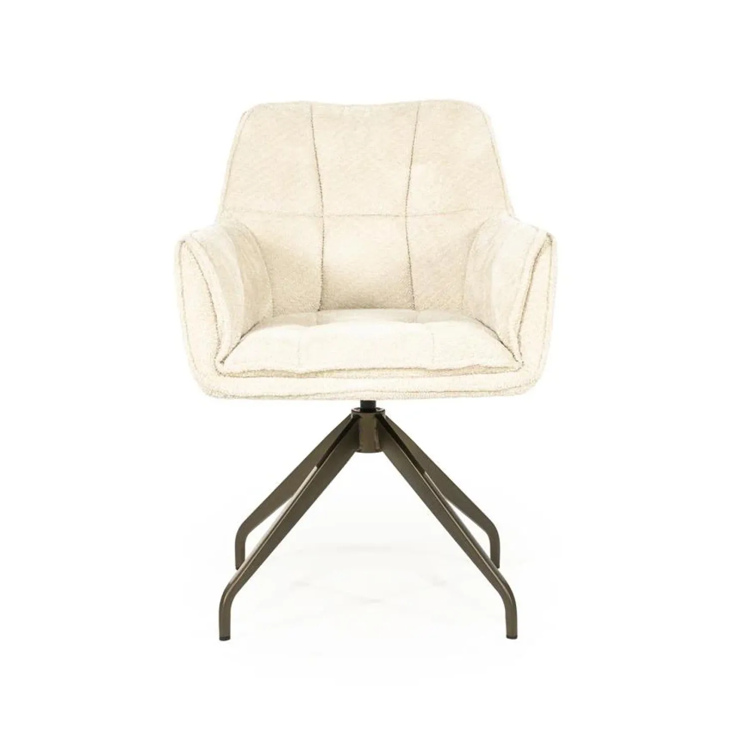 Hugo Eetkamerstoel Beige stof