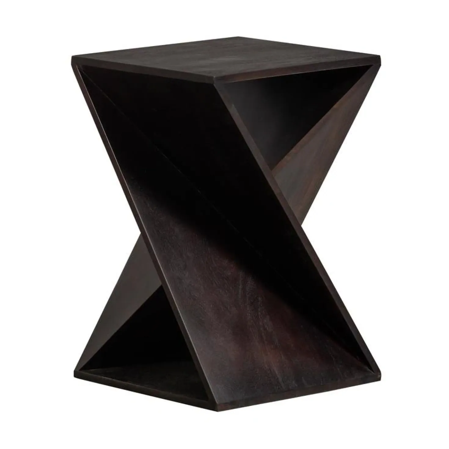 Ikem Bijzettafel acaciahout donkerbruin 41cm