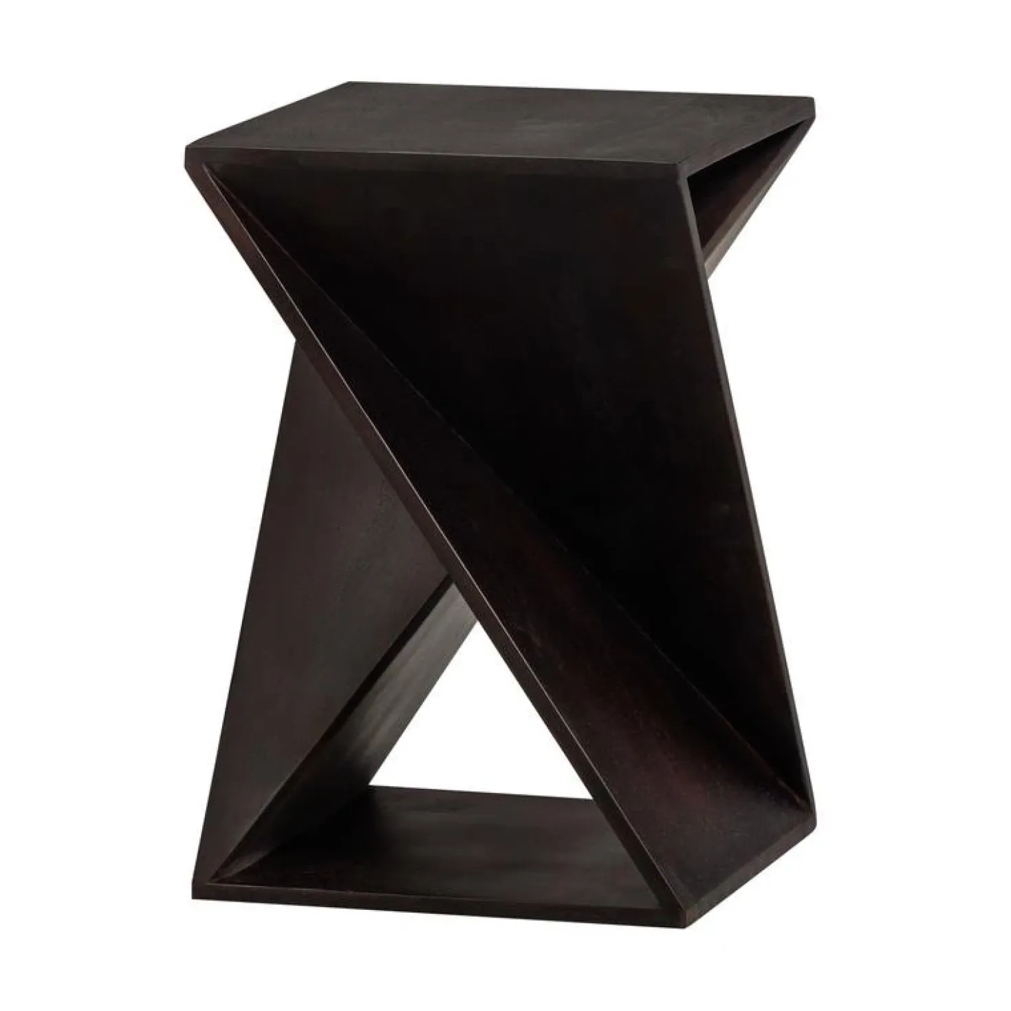 Ikem Bijzettafel acaciahout donkerbruin 41cm