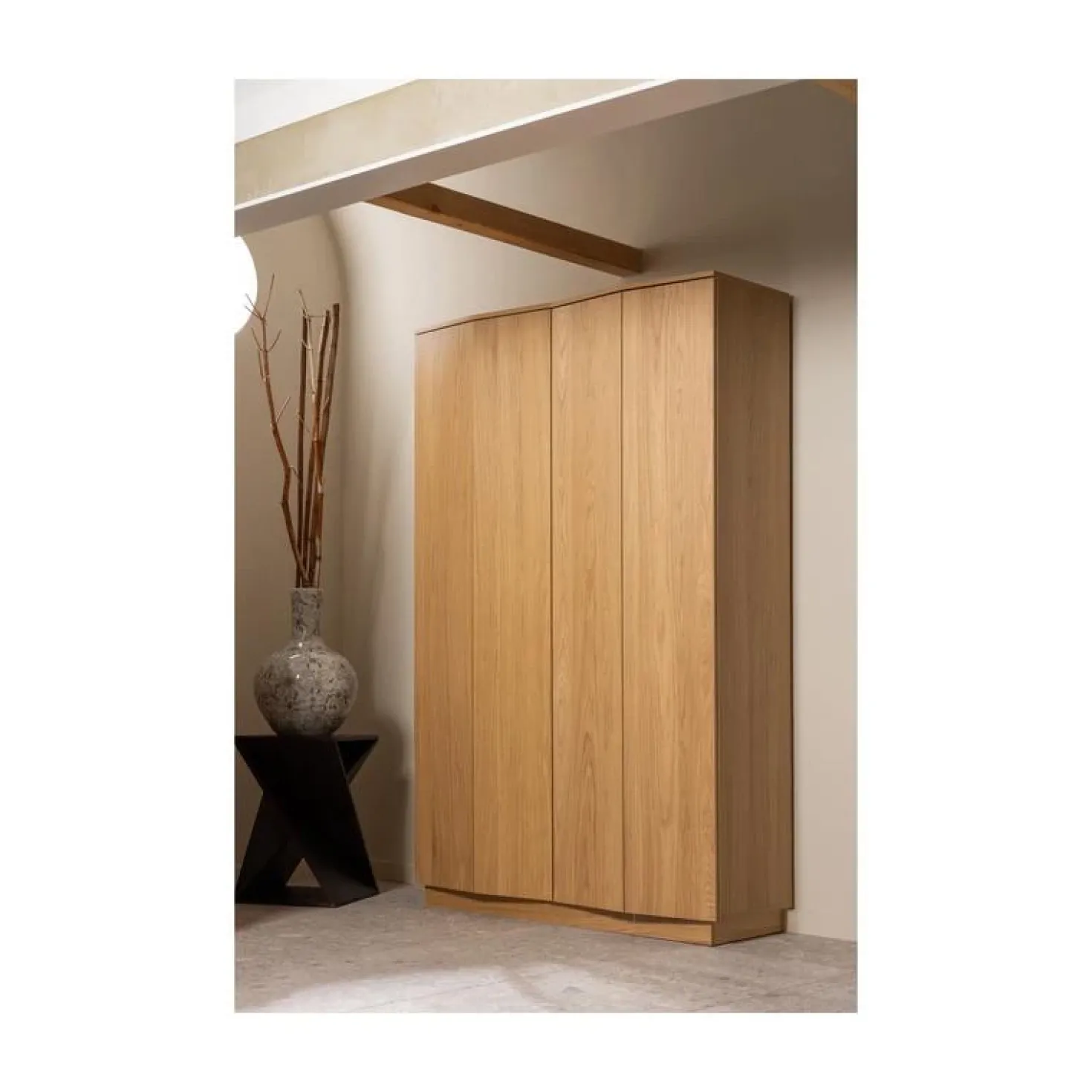Ikem Bijzettafel acaciahout donkerbruin 41cm