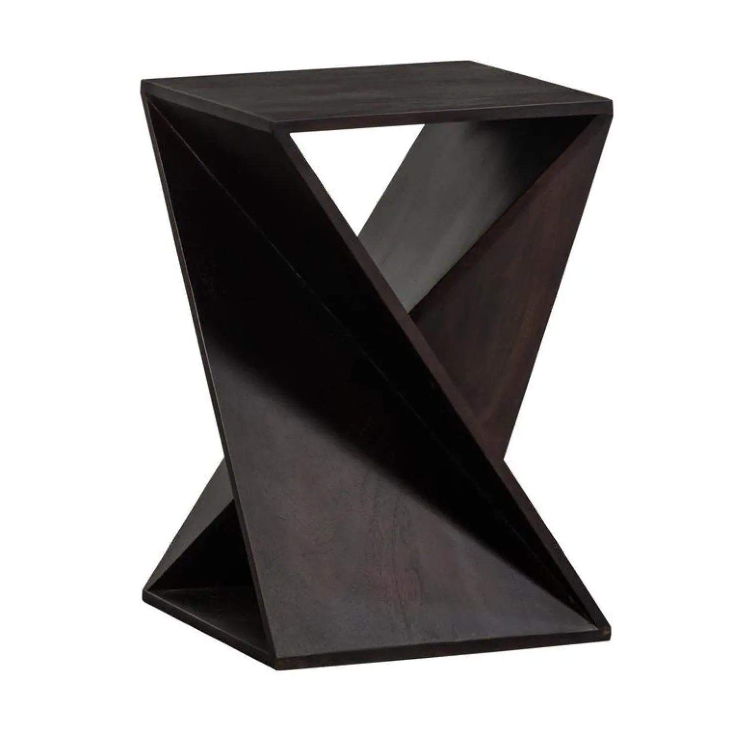 Ikem Bijzettafel acaciahout donkerbruin 41cm