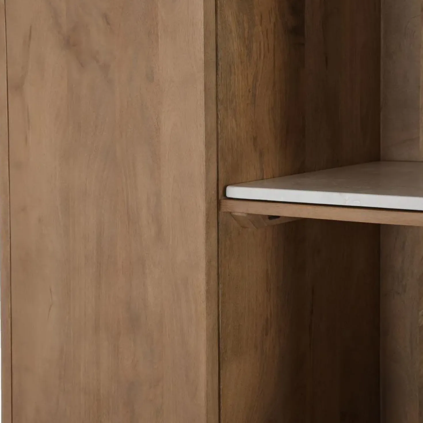 Inglegplank Dallas Vakkenkast Beige Marmer Set van 2