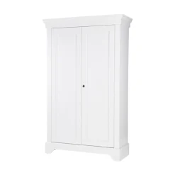 Isabel Brocante kast grenen wit 118cm