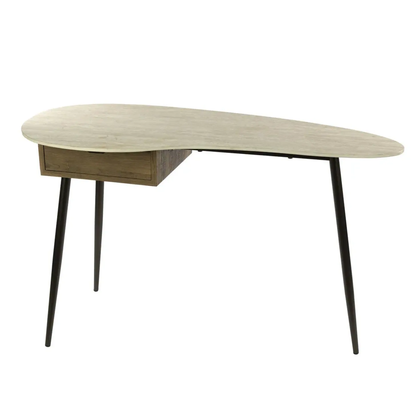 Isabella Kaptafel 1 lade travertin 127cm