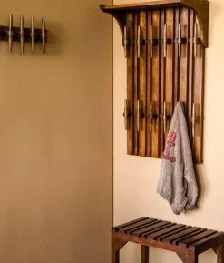 Jakub Wandkapstok Plank Walnoot 66cm