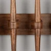 Jakub Wandkapstok Walnoot 52cm
