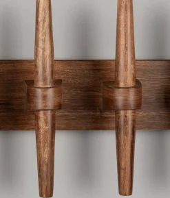 Jakub Wandkapstok Walnoot 52cm