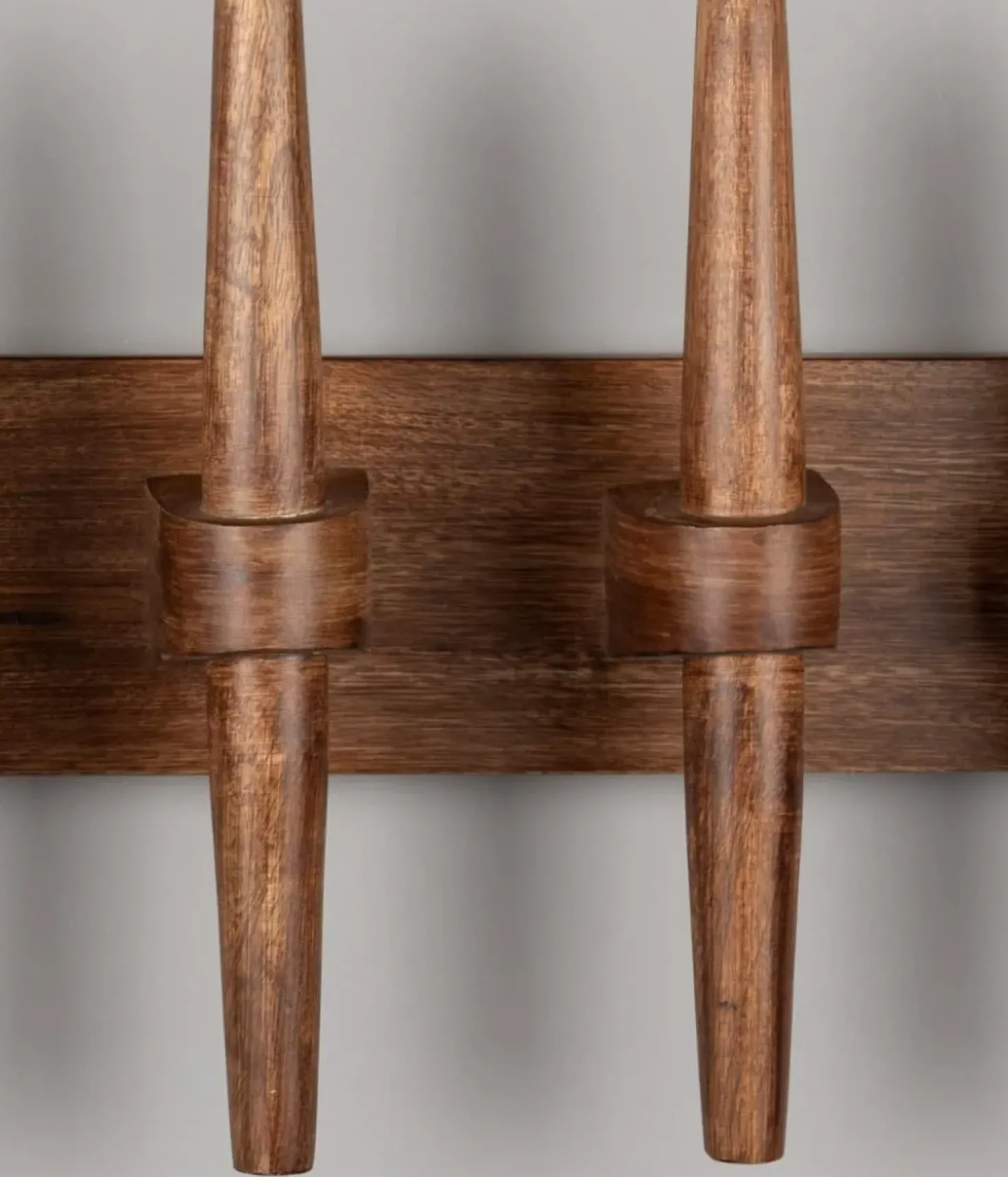 Jakub Wandkapstok Walnoot 52cm