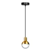 James 1-lichts hanglamp goud