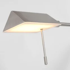 Jasmijn 1-lichts Booglamp Staal