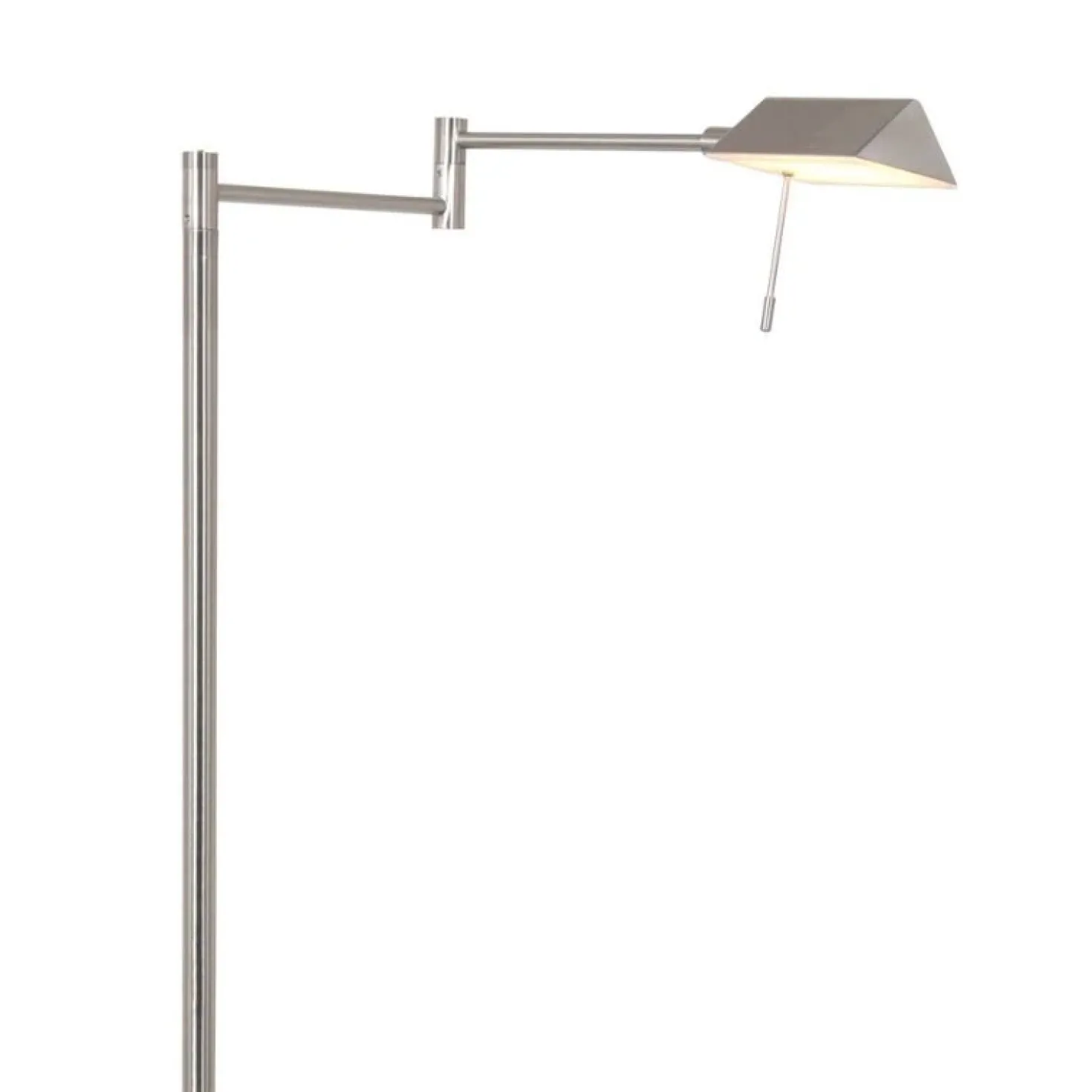 Jasmijn 1-lichts Booglamp Staal