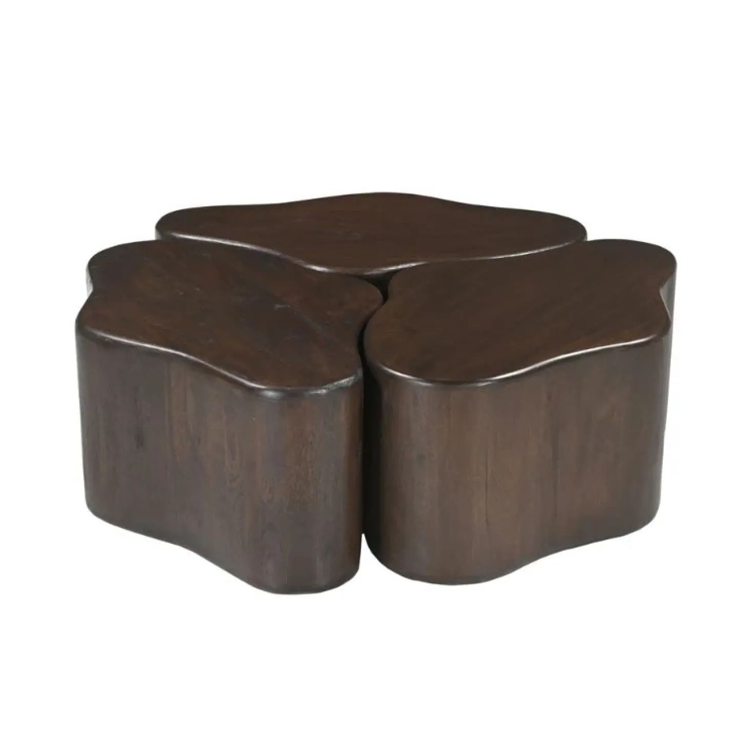 Jason Salontafel mangohout Bruin 115cm