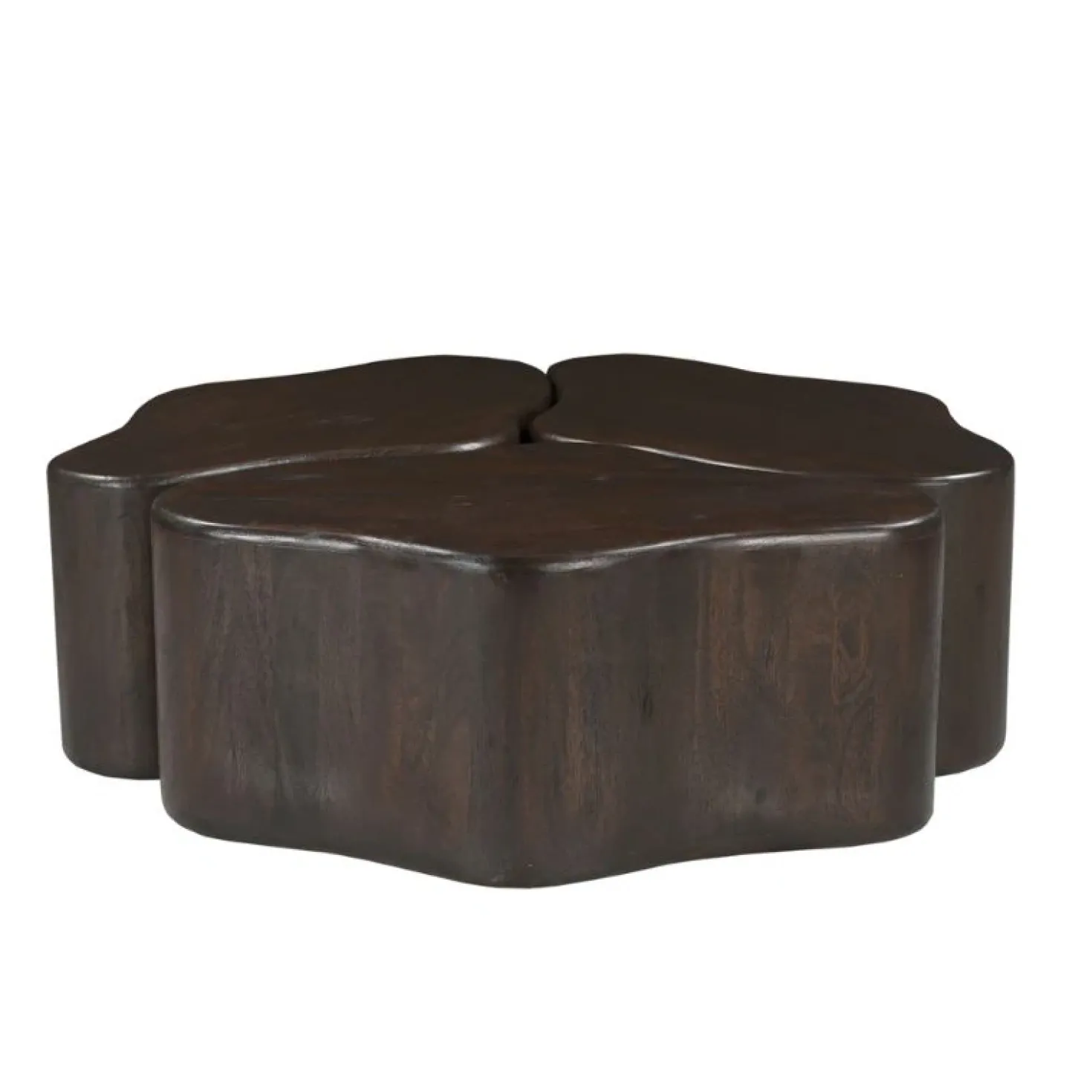 Jason Salontafel mangohout Bruin 115cm