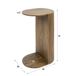 Jean Bijzettafel Mangohout 35cm