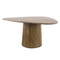 Jean Eettafel Driehoekig Mangohout 150cm