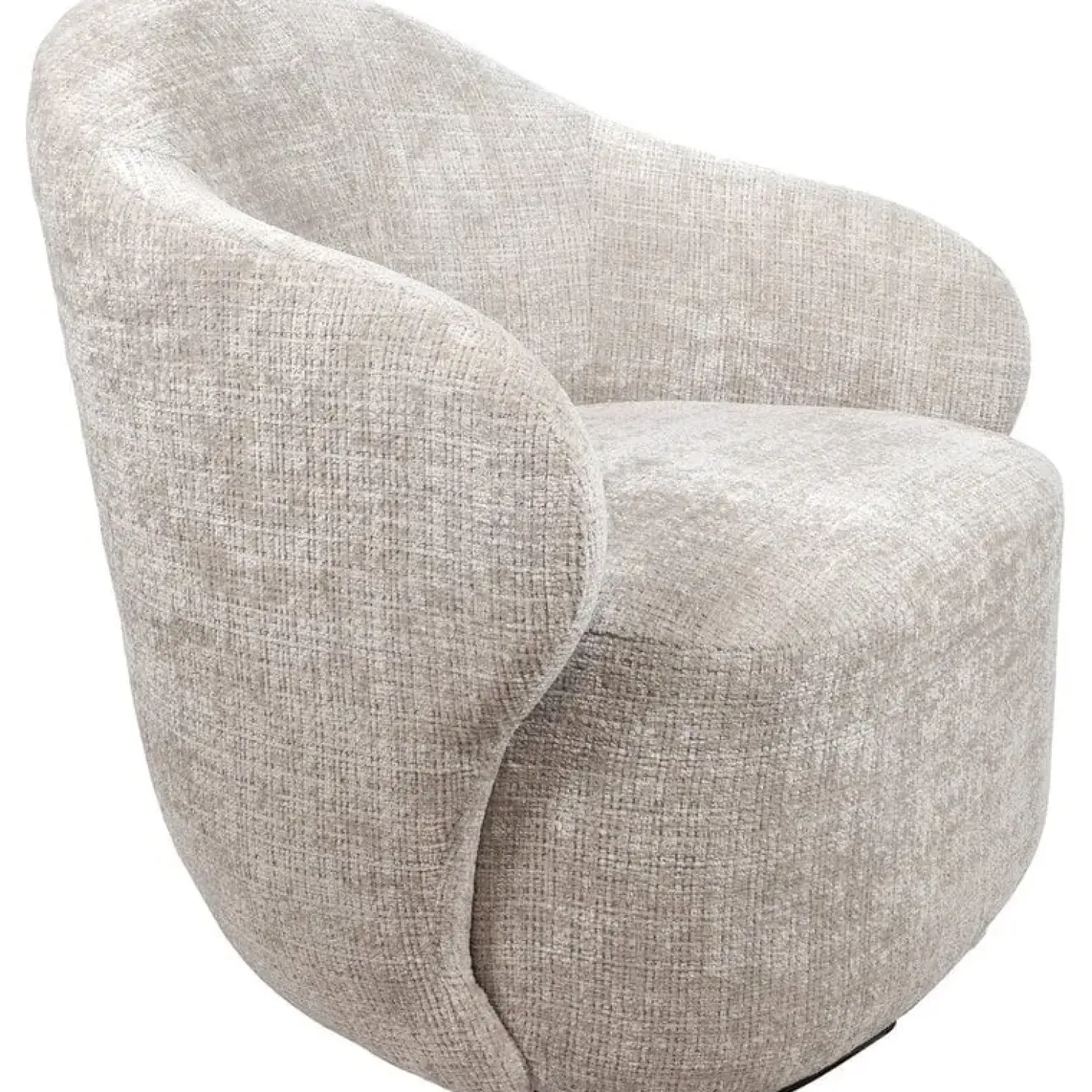 Jessey draaifauteuil Taupe