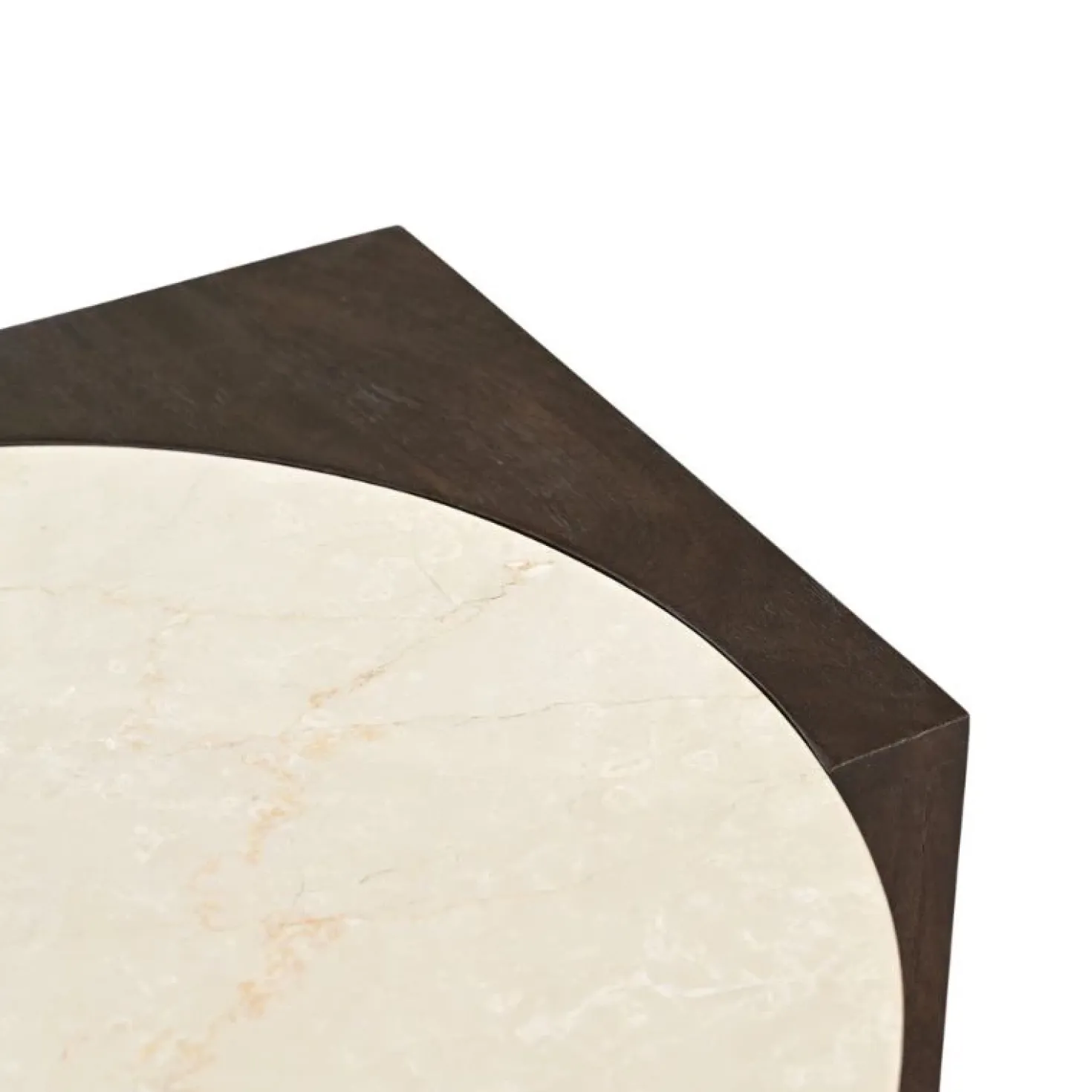 Jessie Bijzettafel Bruin Marmer 60 cm