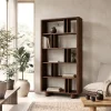 Jessy Open kast walnoot 110cm